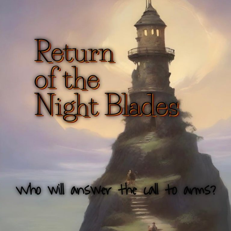 return of the night blades poster