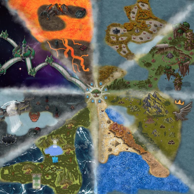 many worlds map